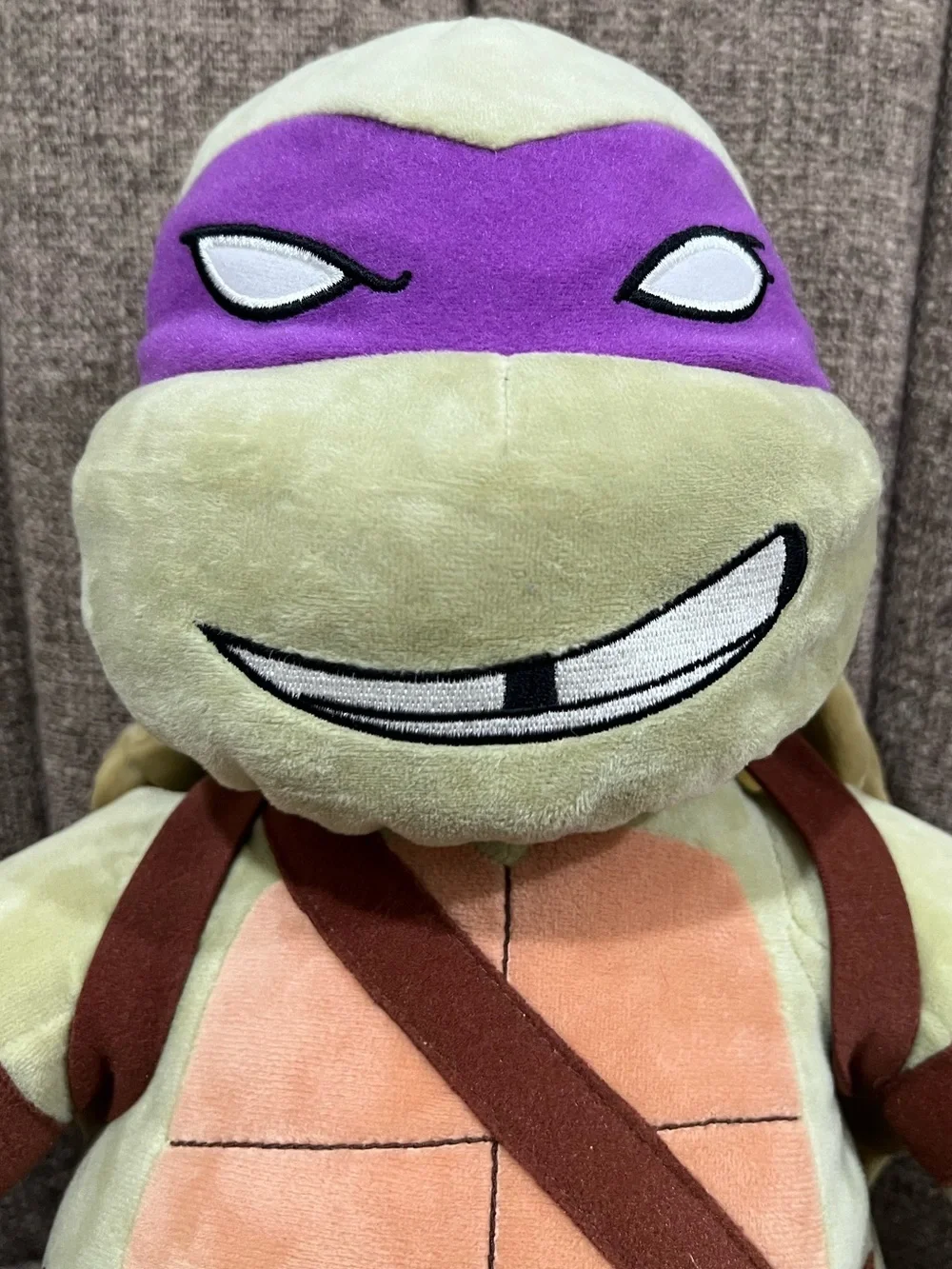 Build-A-Bear TMNT Donatello Plush 18” Teenage Mutant Ninja Turtles Green/Purple